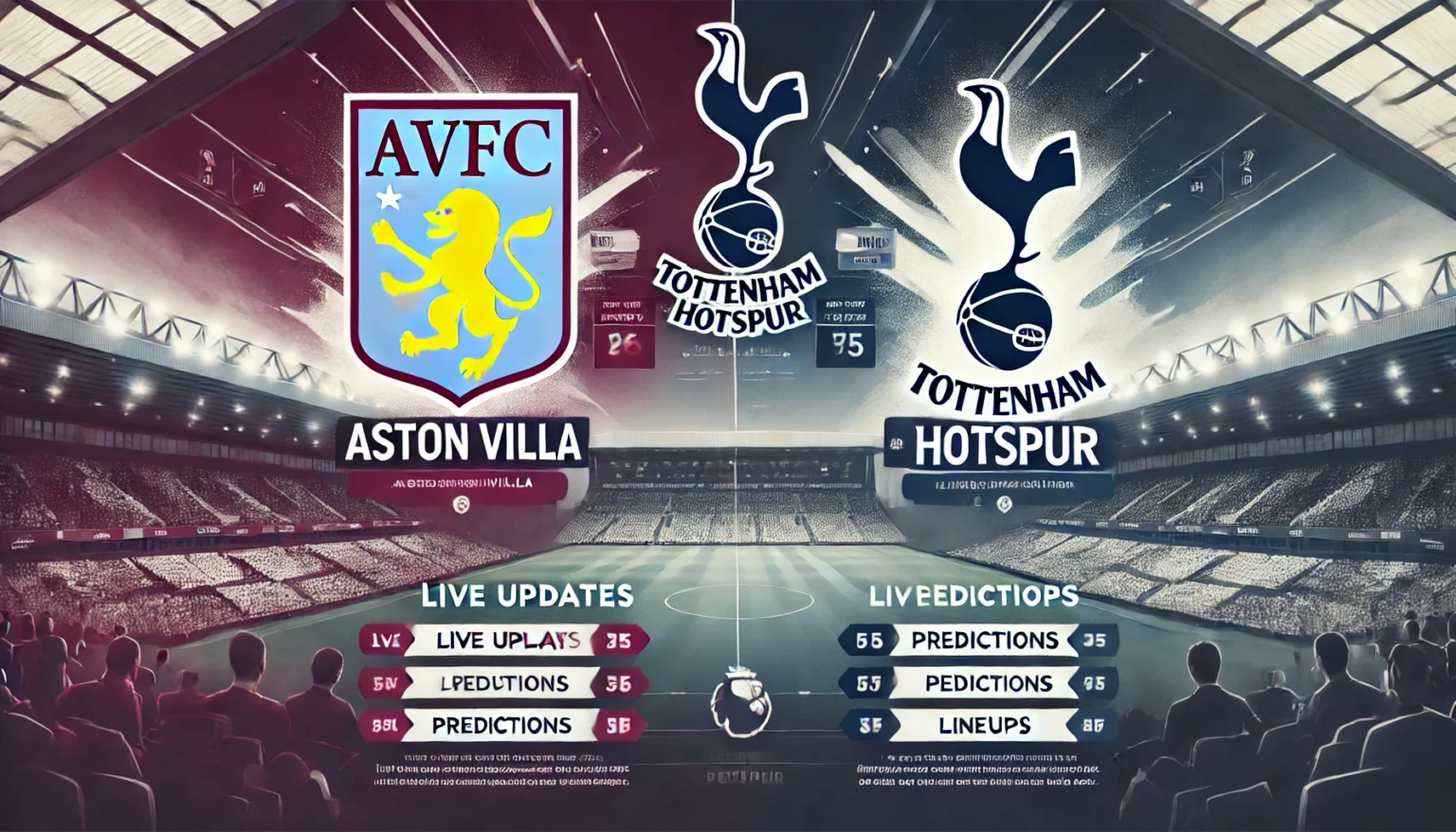 Aston Villa vs. Tottenham Hotspur Live Updates, Predictions and Lineups