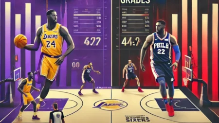 Player Performance Grades Lakers vs. Sixers Showdown