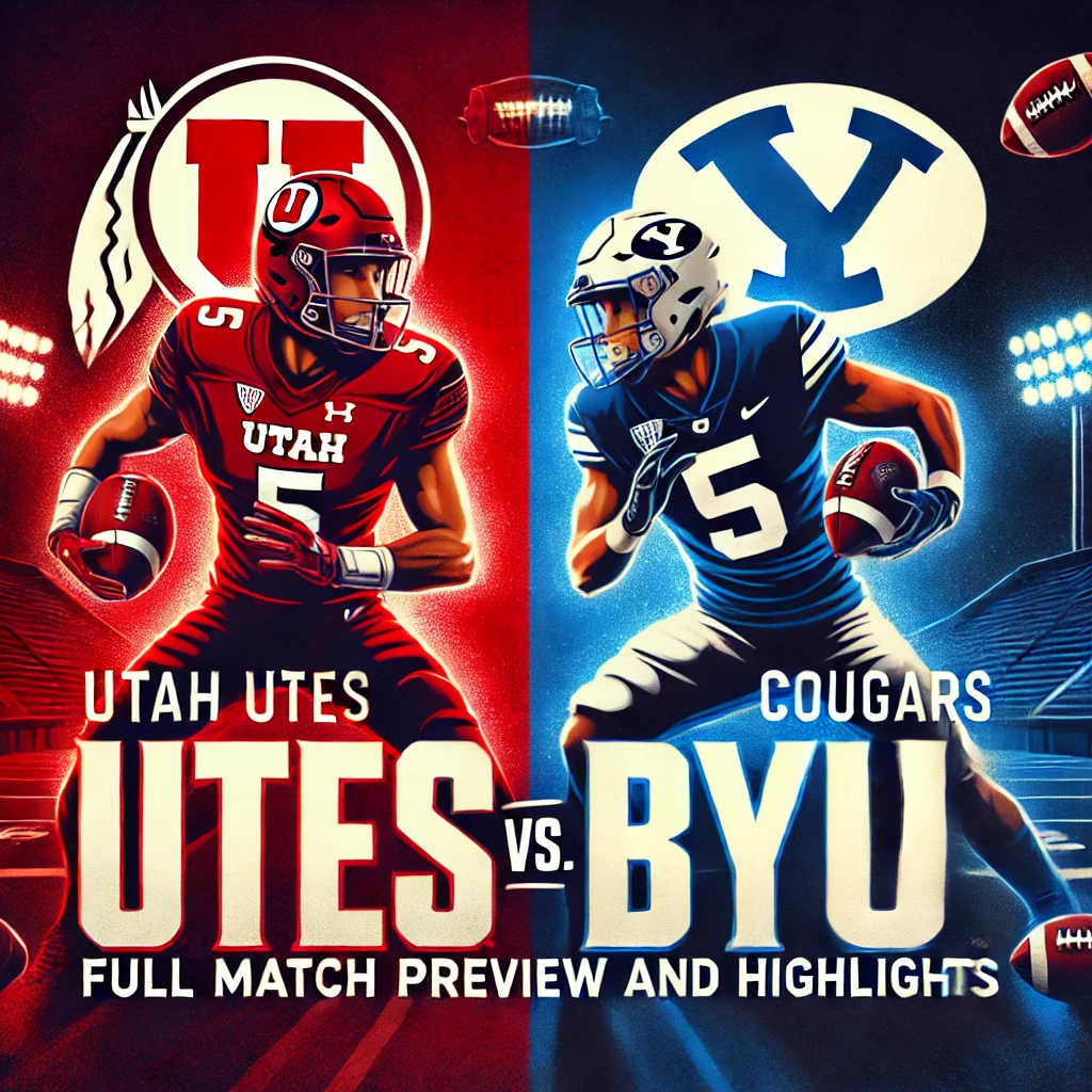 Utah Utes vs. BYU Cougars Full Match Preview and Highlights both player