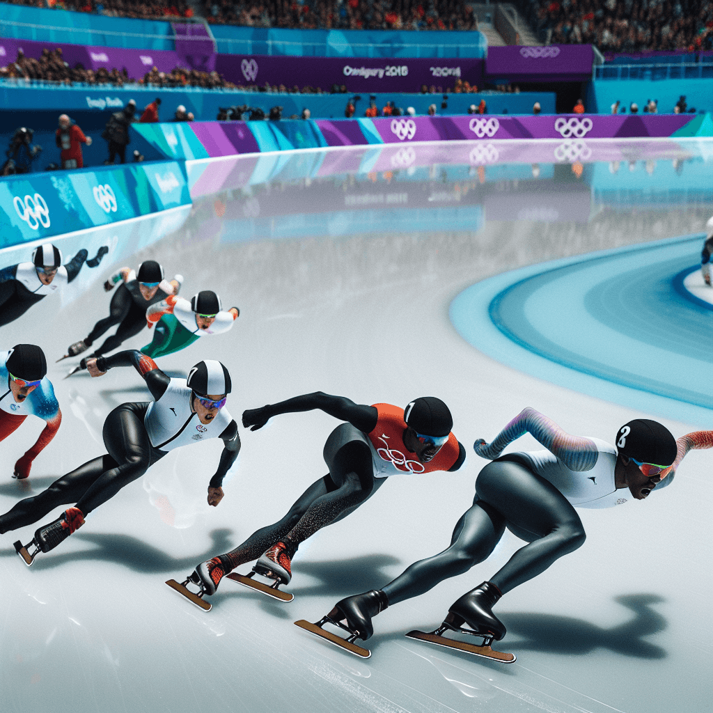 Speed Skating winter Olympics Sports